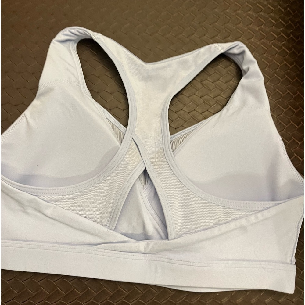 GymShark Crossover Sport Bra Surf Blue Small $25 - Picture 2 of 6